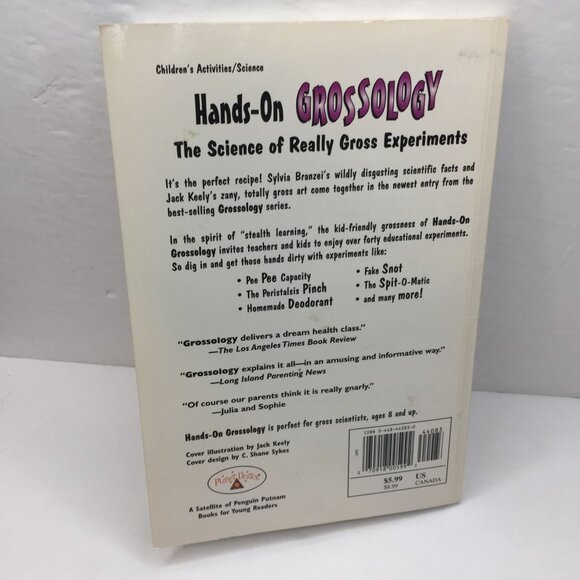Vtg Lot 2 Kids Books Simple Science Experiments Hands-On Grossology Really Gross - Picture 7 of 12